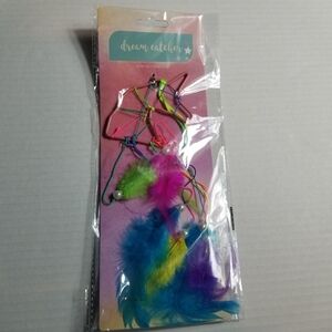NWT DREAM CATCHER BRIGHT MULTICOLOR UNICORN AND FEATHERS